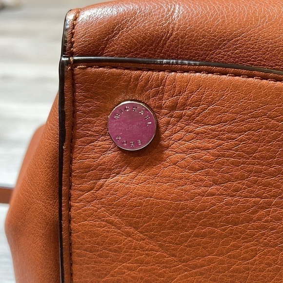 Michael Kors Brown Sophie Satchel Convertible Bag - Picture 11 of 12